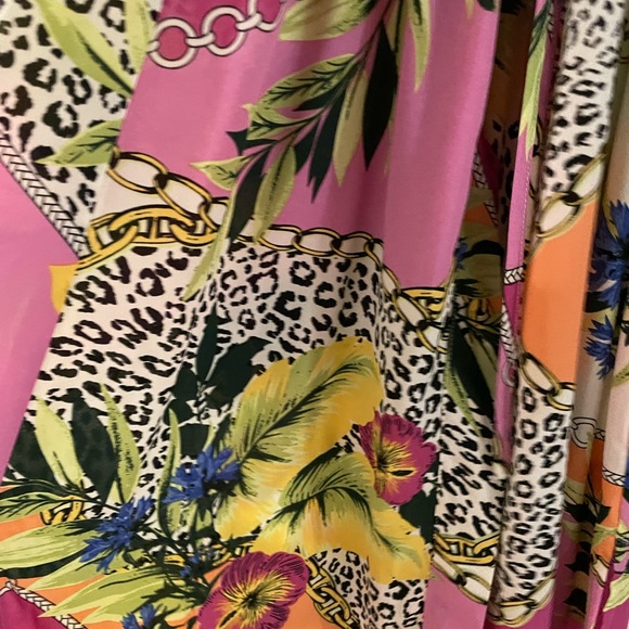 NEW! Camille & Co Paradise Floral Print Kimono Wrap - S - Picture 3 of 8